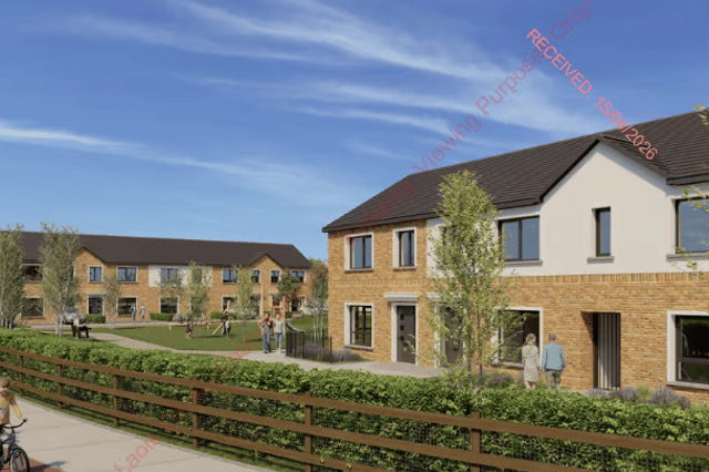 CGI view of the planned extension to Dargan Woods on the Borris Road.