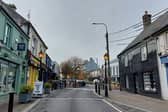 Lower Main Street in Portlaoise. 