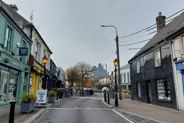 Lower Main Street in Portlaoise. 