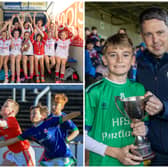 Laois Cumann na mBunscol 2026 Gaelic football finals in Laois Hire O'Moore Park, Portlaoise.