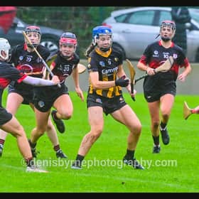 Aimee Collier in possession for Camross on Saturday 