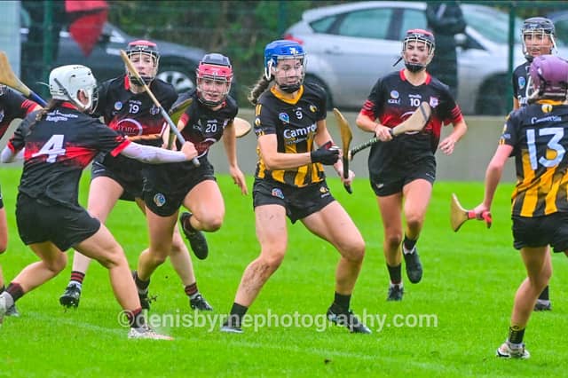 Aimee Collier in possession for Camross on Saturday