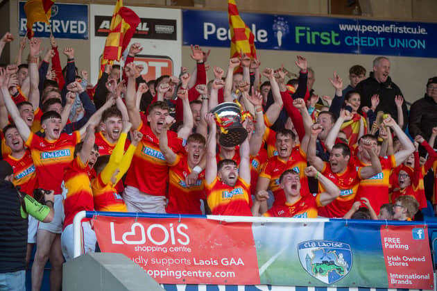 The Harps were crowned Laois Senior Hurling champions for the first time in the club's history
