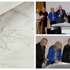 Big reveal ahead for Mountmellick Embroidery 200th anniversary artwork.
