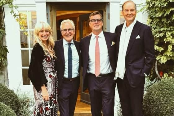 Newlyweds Rory O’Connell and Ruaidhrí Carmody with Clodagh McKenna and Harry Herbert.