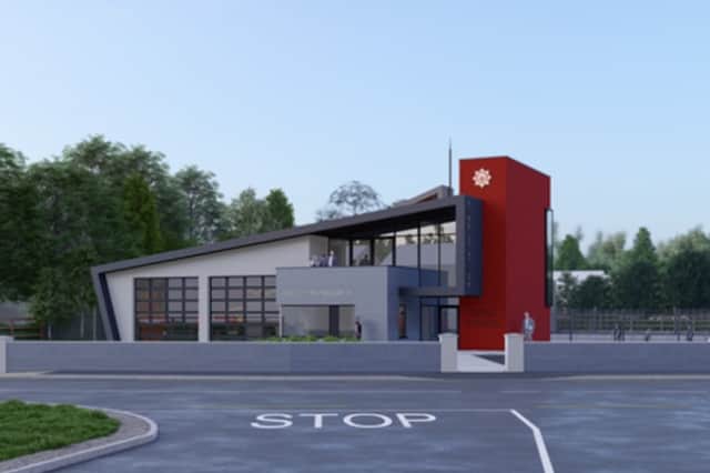 Artist's impression of the new Stradbally fire station.