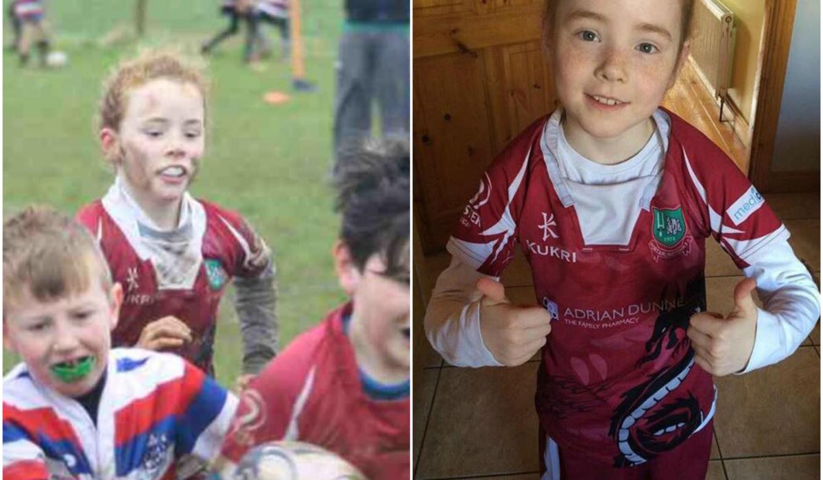 Laois girl Fiadh Lawlor chosen as Irish Rugby Mascot for Six Nations