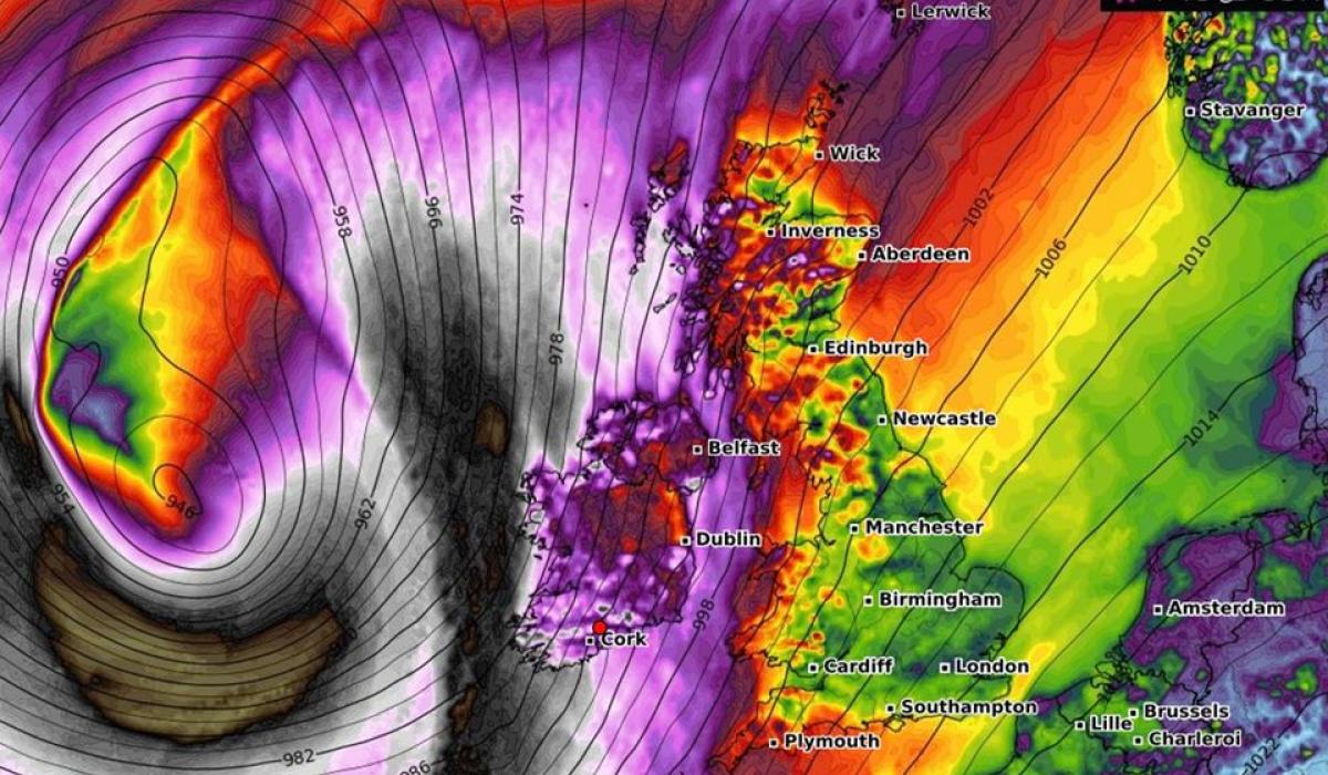 Storm Brendan red weather warnings possible for Ireland unofficial forecaster predicts Laois Live