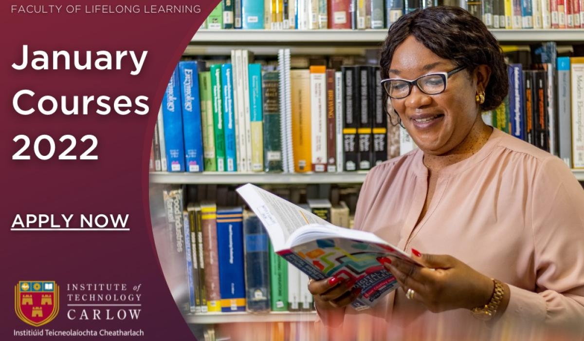 IT Carlow’s Faculty of Lifelong Learning presents its January Courses