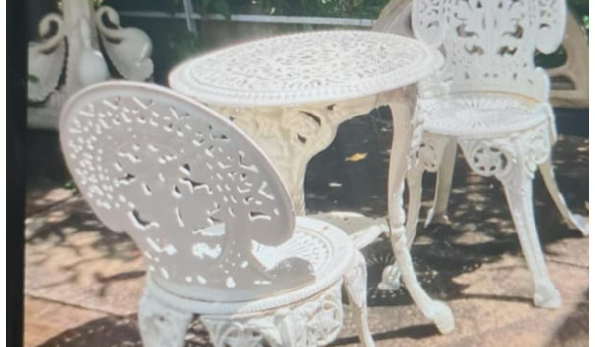 Laois Gardai issue appeal over stolen garden furniture Laois Live