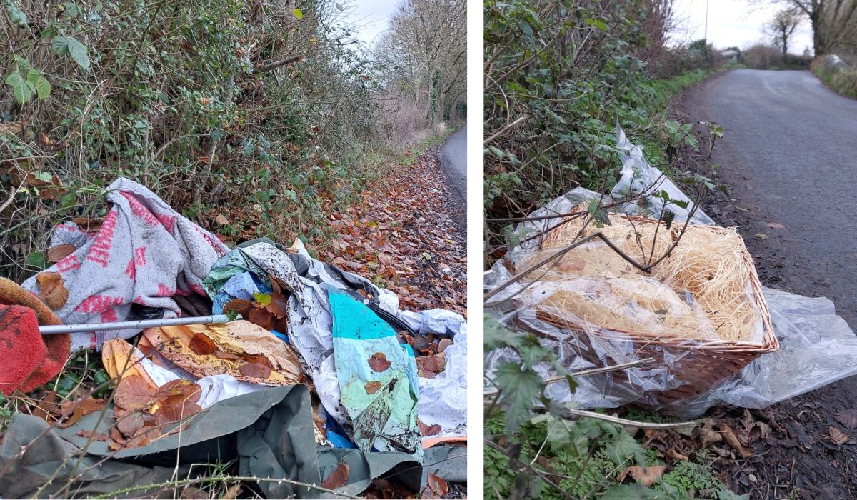 Gift hamper and hero clothing dumped on Laois road Laois Live