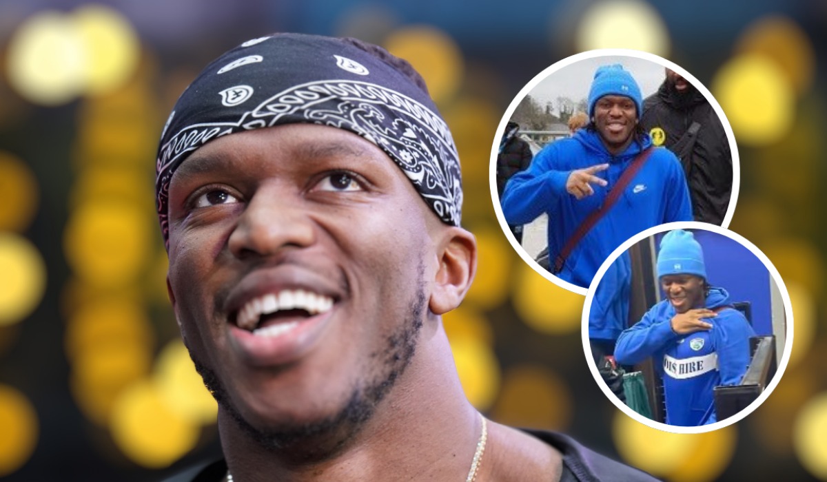 WATCH YouTube sensation KSI tries on Laois GAA jersey during