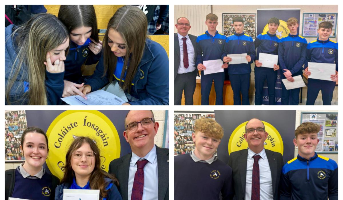 'Shrieks of Joy' as Laois students receive their Junior Cert results in