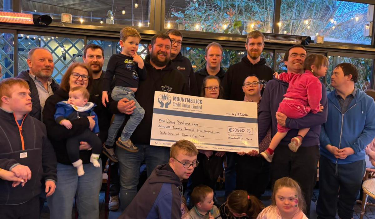 Laois Macra groups gifts incredible sum to Down Syndrome charity