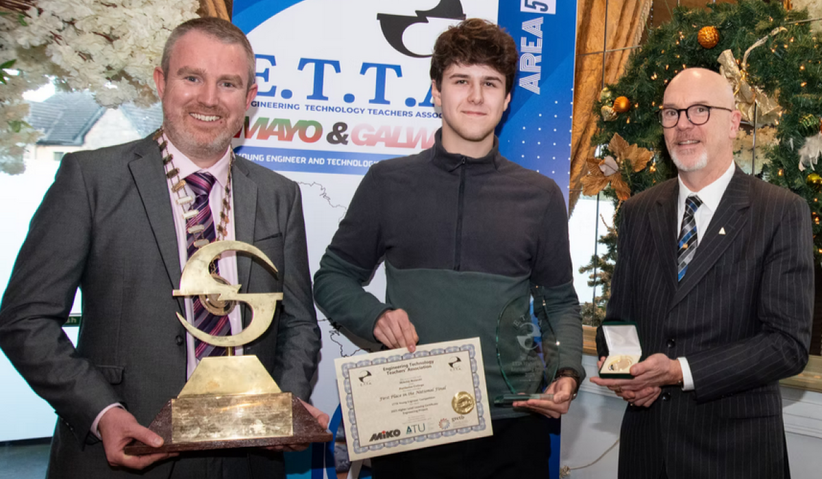 Laois Leaving Cert student named national 'Young Engineer of the Year' for top marks