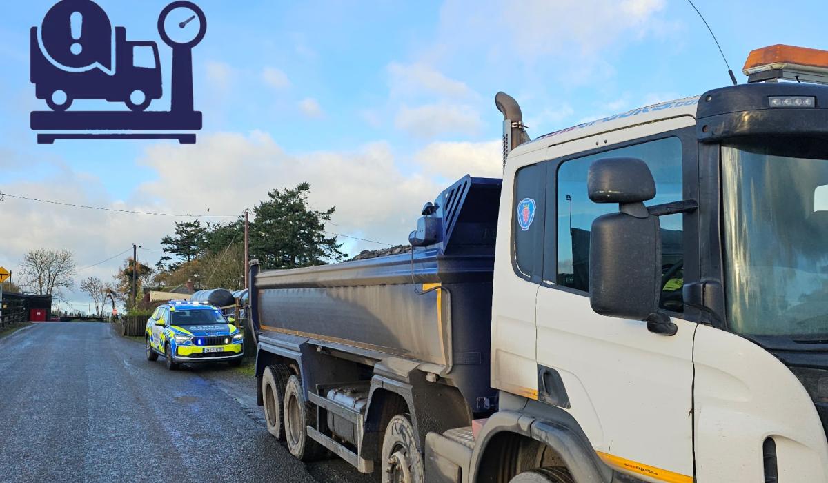 Gardaí arrest Laois lorry driver for 'string of serious road offences'
