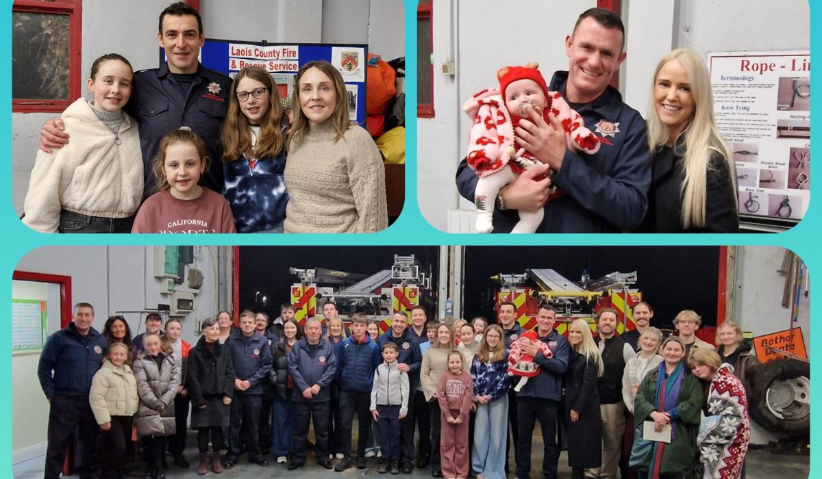 PHOTOS: Laois fire service pays tribute to Mountmellick families