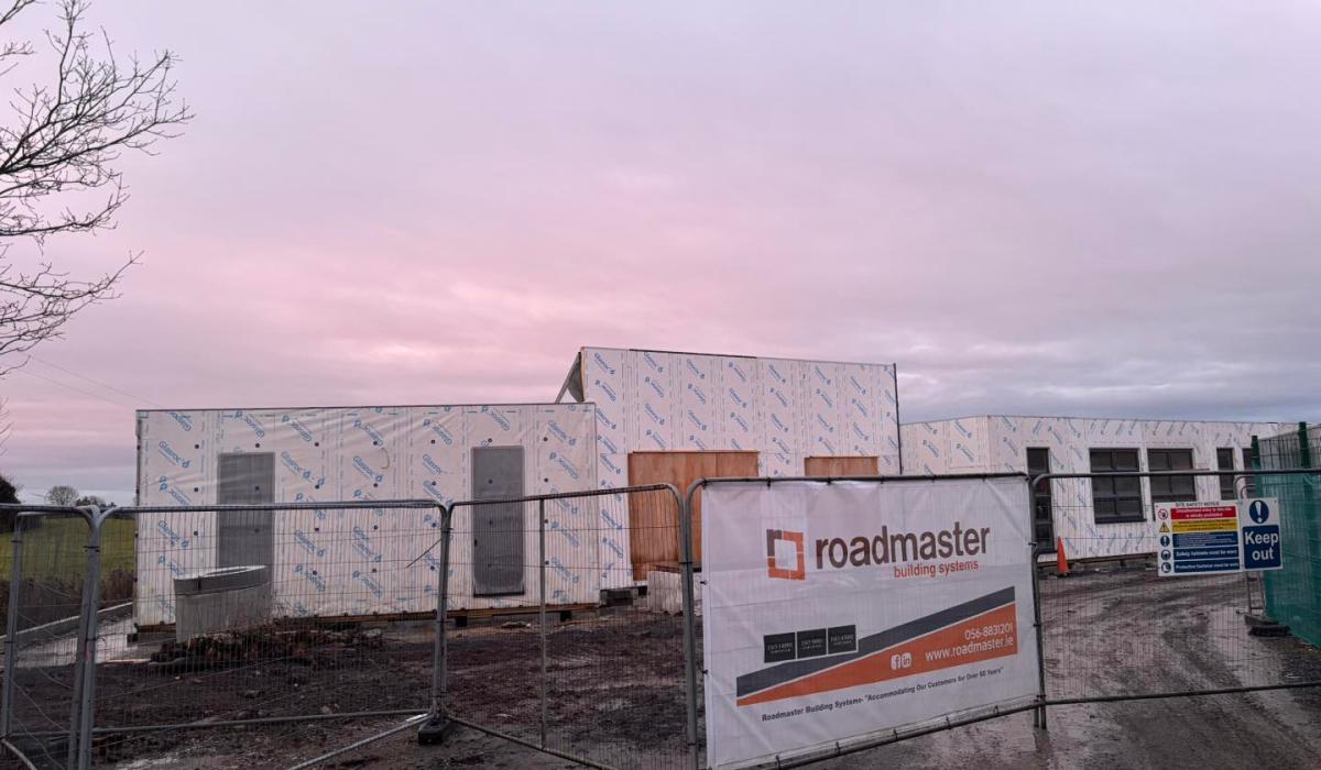 Laois principal shares exciting updates on construction of brand new school