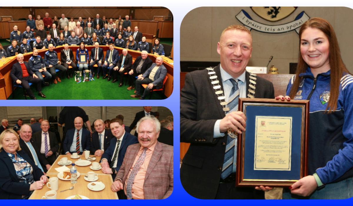 IN PICTURES: All-Ireland-winning Laois Camogie team honoured by Laois County Council