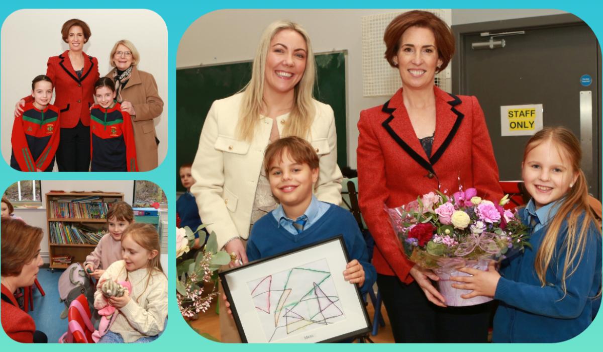 Pictures: Laois children give Education Minister a great Portlaoise schools welcome
