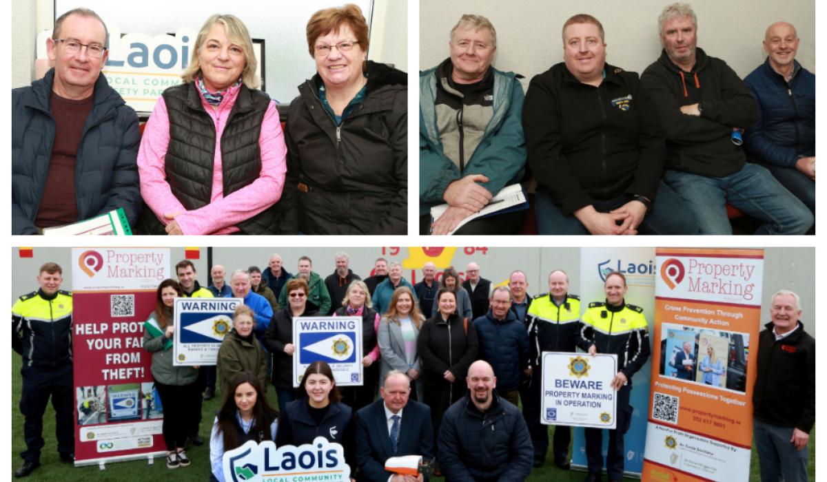 PICTURES: Laois community unites to tackle property theft  
