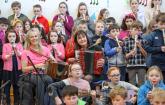 Trad star Sharon Shannon entertains Laois school in pictures