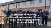 WATCH: Over 160 new Laois homes opened by Minister for Housing James Browne 