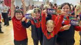 WATCH: Hilarious video sees Jim Gavin mobbed by Laois school kids