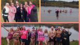 PICTURES: Hardy swimmers jump in Portarlington lake for Laois Swim in Pink