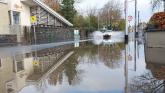 PICTURES: Flooded N80 at risk of closure in Laois town awaiting flood defences