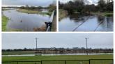 Laois river flooding GAA grounds and surrounding Portlaoise district areas