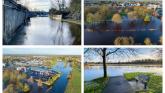 PHOTOS: Laois town left flooded in Storm Chandra aftermath