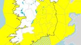 Status Yellow rain warning issued for Laois
