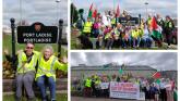 PICTURES: Portlaoise welcome for 91 year old peace protester walking across Ireland