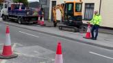 WATCH: Laois road closure lifted temporarily as cyclists race through Mountmellick