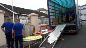 Back to school: Big move to the new Holy Family Campus in Portlaoise gets underway #watch