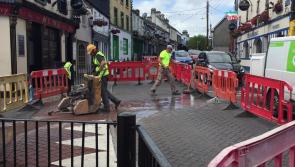 Major roadworks cut through Main Street in Portlaoise 