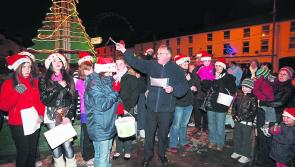 Extra busy Christmas in Mountrath starts with light switch on