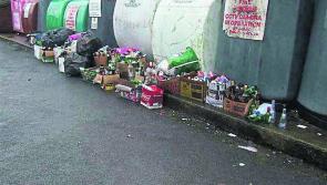 Brazen  crowd are raiding recycling banks in Laois