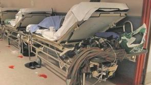 Portlaoise hospital near the top of the trolley table again