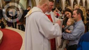 Family celebration at the Blessing of Babies in Portlaoise