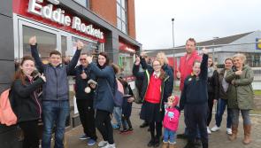 Queue at new Eddie Rockets retaurant in Portlaoise