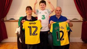 Delight for Andrew as FAI arrange for him to meet Robbie Brady