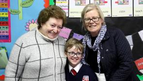 Grandparents enjoy a day back at school in Stradbally