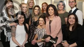 Great excitement at the Hair Gallery Portarlington as top blogger comes to visit