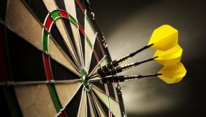 Darts competition in The Arch Inn, Ballinakill 
