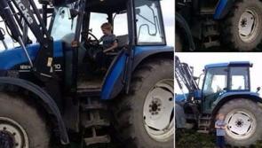 Laois farmer relieved after recovery of stolen New Holland tractor