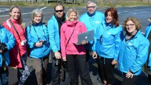 Viking journalists  invade lovely Laois and its Rock of Dunamaise 
