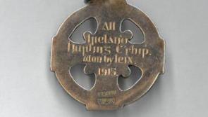 Rare Laois 1915 All Ireland Hurling Medal sold at auction to local bidder