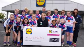 St Conleth's win LIDL's Ladies Gaelic Football club prize for Laois